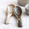 Japanese-Style Kiln-Changed Spoons, Rice/Soup/Porridge/Dessert Spoons, Household & Restaurant Use Curved Soup Spoons