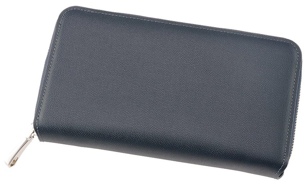 Cypris Perlanera Utility Clutch Leather Second Day Birthday Boyfriend Navy x 8449 Case, Zip-Around Bag, Bag, Men's Gift, Father's Gift, Gift, Gift,
