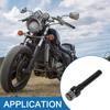 A ABSOPRO ATV Dirt Bike Breather Tube Gas Fuel Tank Cap Cover Air Vent Hose Aluminum Alloy Black