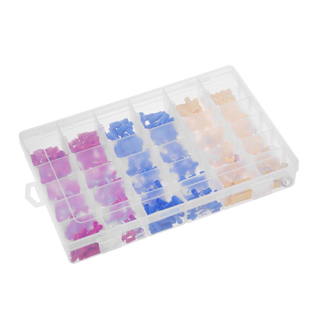 480Pcs Assorted Crimp Terminals Set Insulated Electrical Wiring Connector Kit