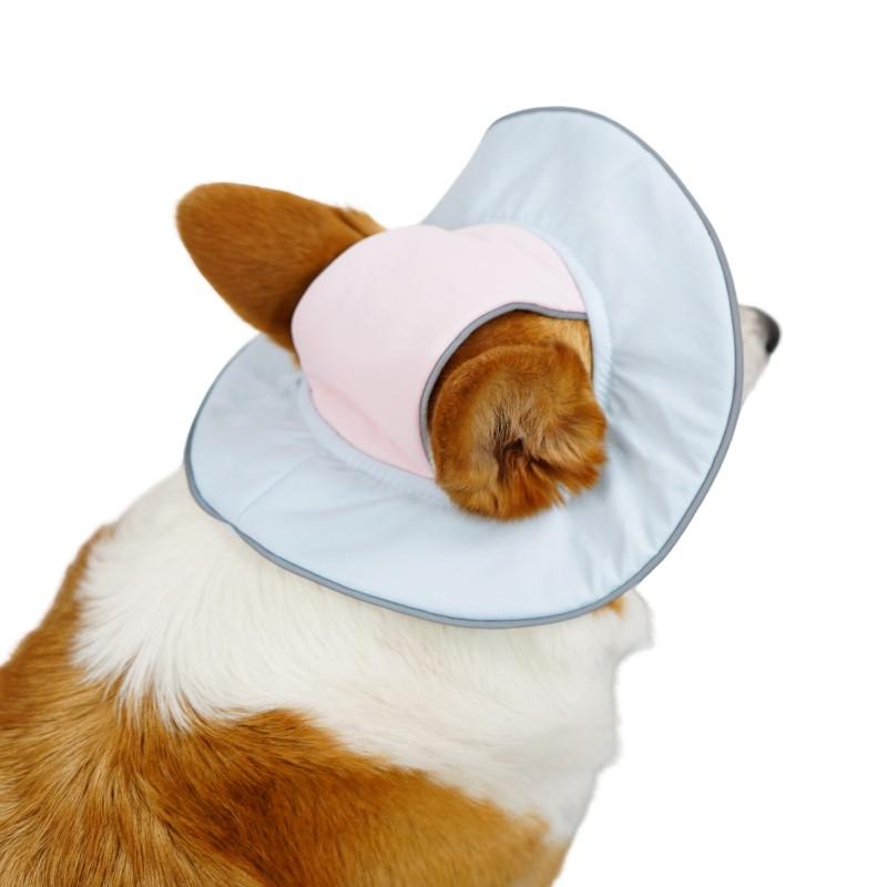 Dog Sun Hat Outdoor Walks - Breathable With Ear Holes UV Protection Cap Small To Large Breeds