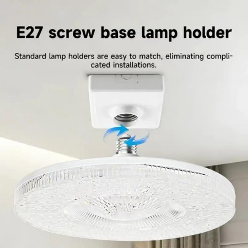 Bombilla LED de Techo E27 6500K Blanco Frío, Lámpara Super Brillante con Diseño de Cristal, Protección Ocular Sin Parpadeo 220V para Hogar Dormitorio Sala de Estar