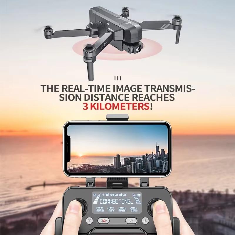 2024 Neue F11s Professionelle Drohne 4k ESC HD Doppelkamera EIS WIFI GPS Hindernisvermeidung aus der Luft Selbststabilisierender faltbarer bürstenloser Quadcopter 3KM Spielzeug