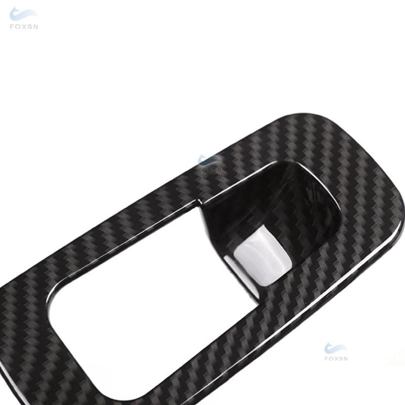 Accesorii mașini ABS Textura Carbon Frână de mână Capacul Butonului pentru Mercedes Benz CE GLC Clasa W205 W213 X253 2016 2017 2018