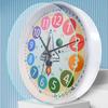 10-inch 25cm early childhood education cartoon wall clock for children's room digital enlightenment mute learning clock