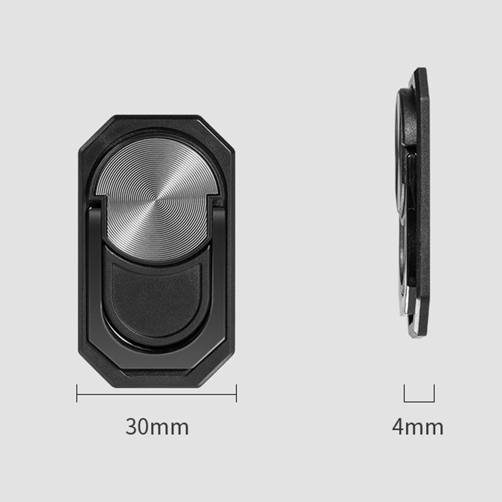 Magnetic Mobile Phone Ring Bracket Detachable Folding Finger Ring Stand 360 Degree Rotation Accessories for Car Safe Driving