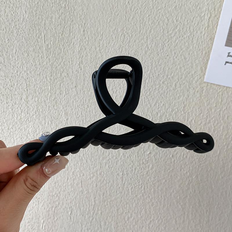 11-13cm Vintage Cross Hair Clip Large Barrette Crab Hair Claws Bath Ponytail Clip for Women Girls Claw Clip Hair Accessories
