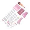 Puppenkleider-Bastelset mit 6 Puppenpuppen – Material für Mädchen