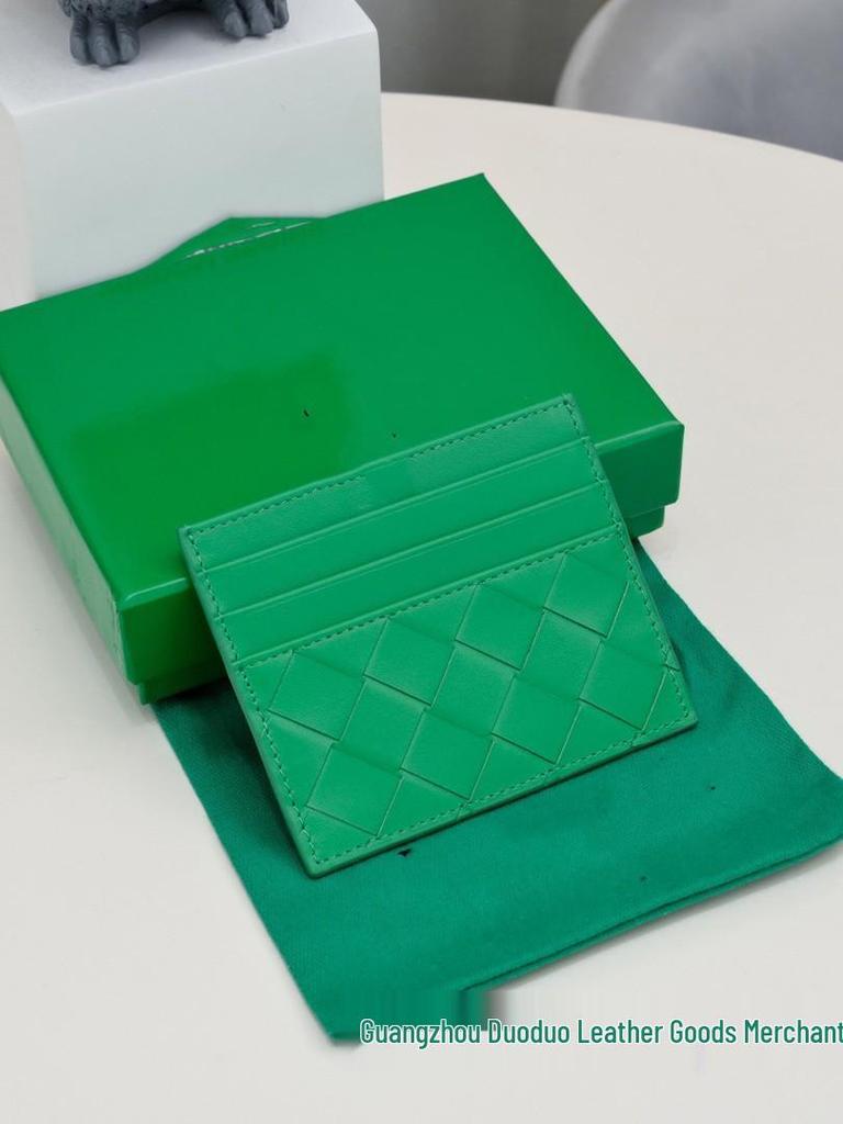 Minimalist Genuine Leather Unisex Card Holder with Multiple Slots