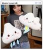Adorable Weather Forecast Plush Doll Pendant - Sun, Rain, Cloud, Raindrop Pillow for Girls