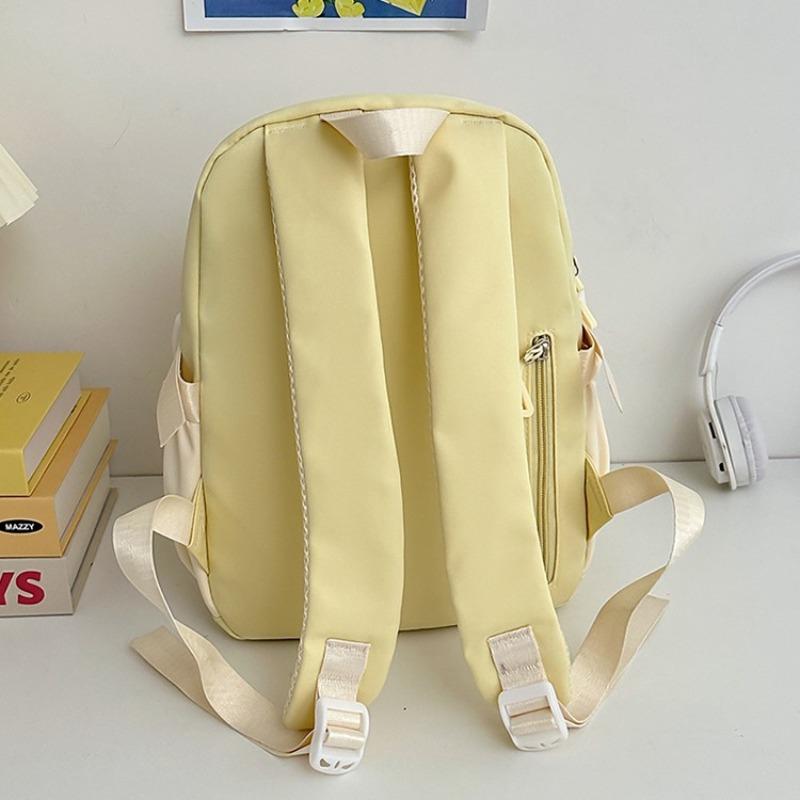 Summer, five-pointed star backpack, Japanese cute ins milk whirring little girl fresh and versatile travel backpack