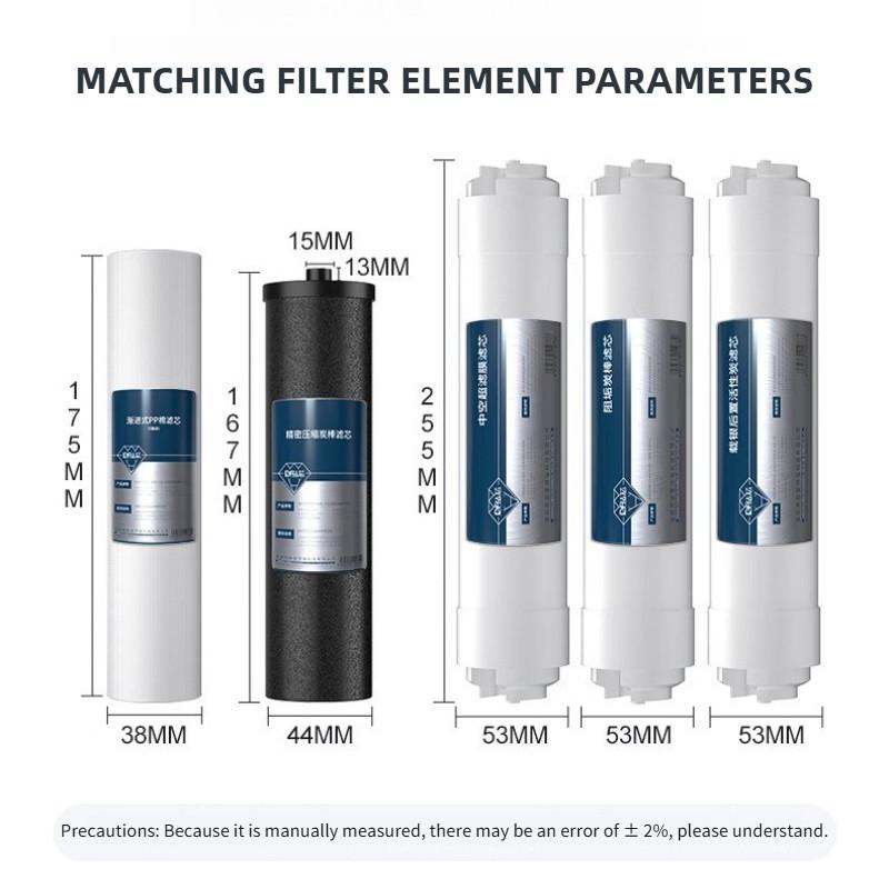 5-Level 6-Level Water Filter Household Direct Drinking Ultrafiltration Water Purifier Unplugged Mineral Water Kitchen Tap