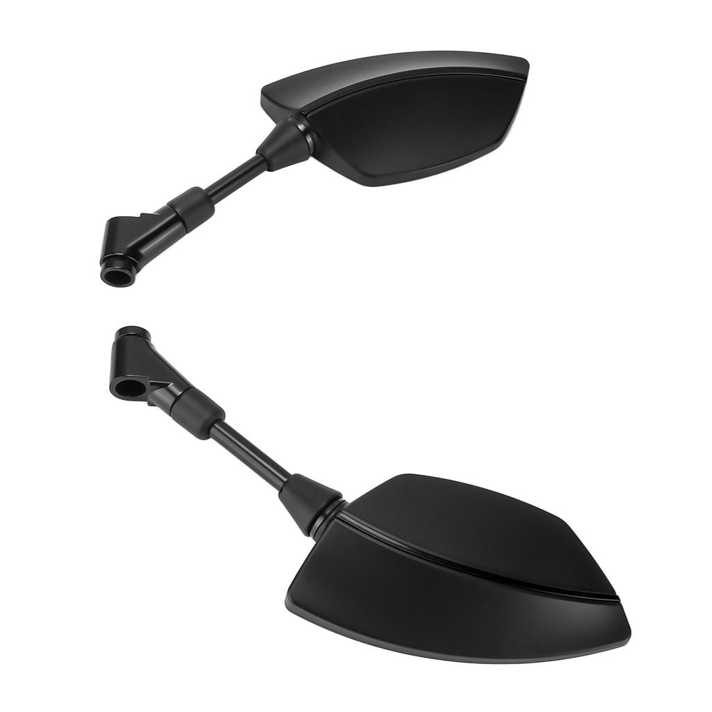 1 Pair Rearview Side Mirrors 360 Degree Rotation for Motocycle Scooter ATV Dirt Bike 0.3in 0.4in Mounting