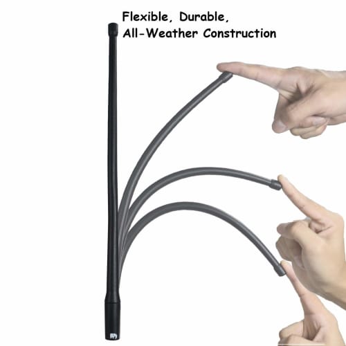 ONE250 13" Flexible Rubber Antenna for Nissan Frontier (1998-2020), Titan (2004-2018), Rogue (2008-2020), Pathfinder (2013-2019), Xterra (2000-2016) -