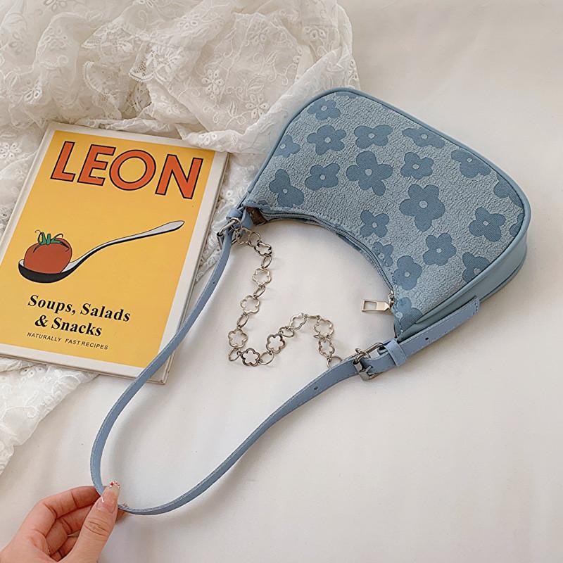 Trendy Street Style 2023 Summer Casual Commuter Underarm Bag With Zipper Closure