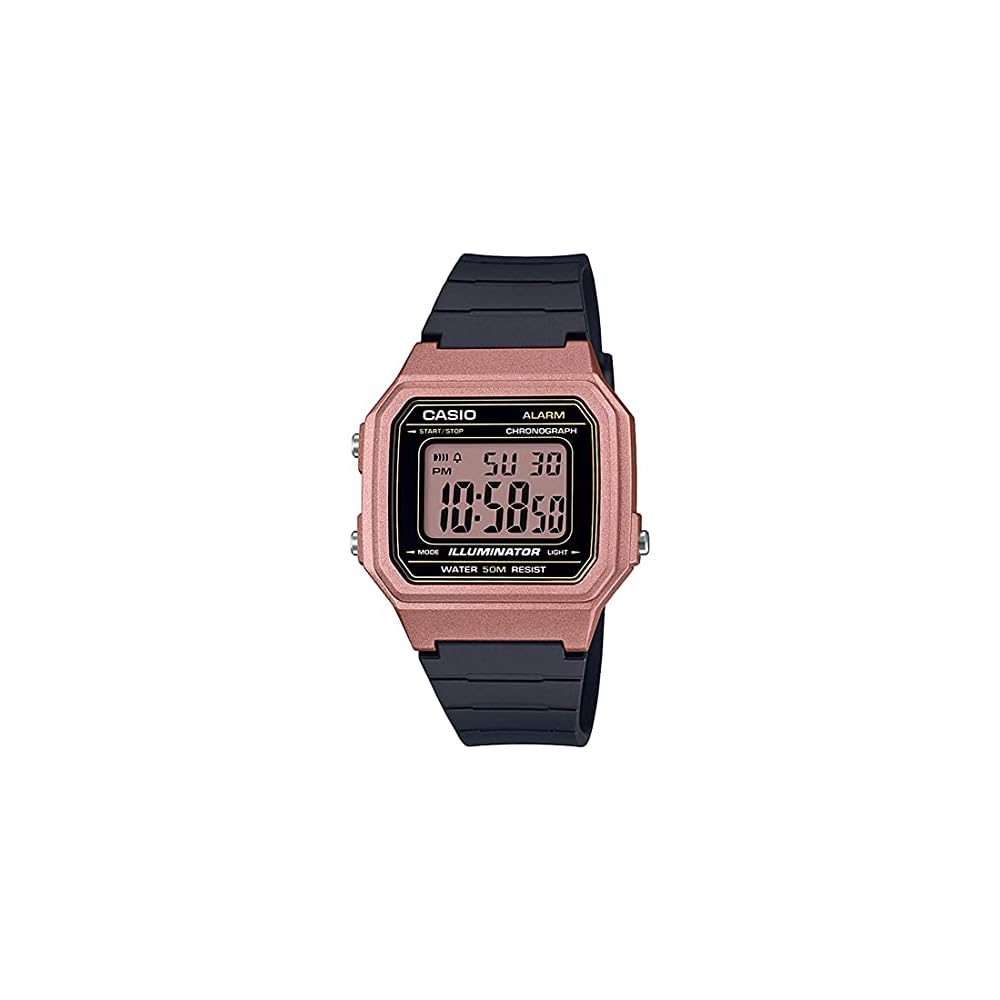 Casio Standard W-217HM-5A Digital Watch Brown Black Unisex Kids
