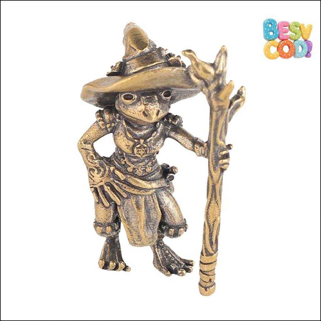 Brass Chinese Ox Year Mascot Incense Sticker