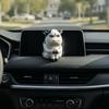 3D Printed Grass Cow Figure Mini Cows Car Ornament Cute Cow Doll  Center Console