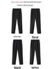 Plus Velvet Thickened Elastic High-Waist Pants for Middle-Aged and Elderly Women - Loose Fit Grandma Straight-Leg Pants