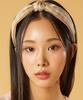 Koleat Bandana Preppy Check Headband [Beige]