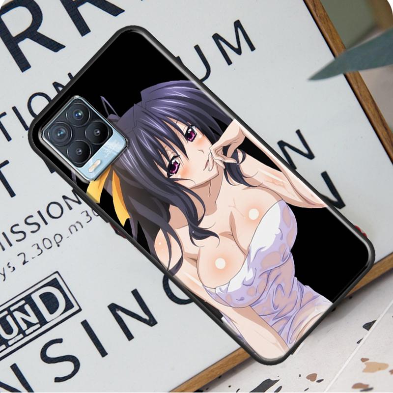 Akeno Rias Gremory High School Dxd Rückseite für Realme 8i 8 Pro GT Neo 2 Master C15 C21 Hülle für OnePlus 8T 9R Nord2 9 Pro