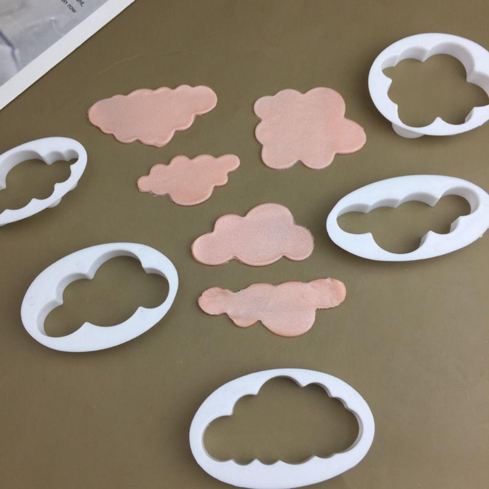 10pcs Cloud Shape Cookie Cutter Set PP Fondant Cutter Creative Cake Cutter  Fondant Decoration