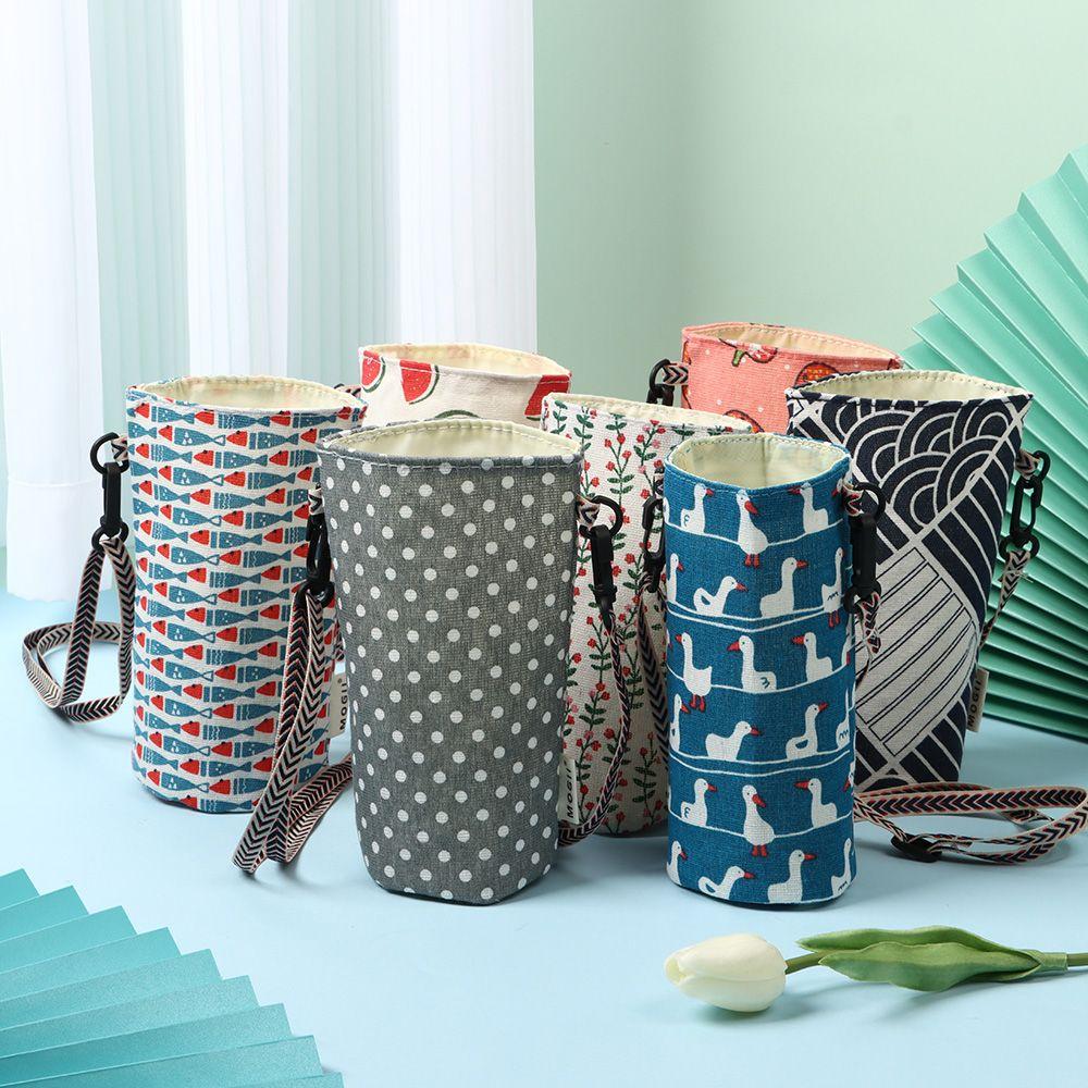 Anti-Hot Accessories Portable Cup Pouch Carrier Beverage Bag Water Bottle Bag Mug Holder Cup Sleeve