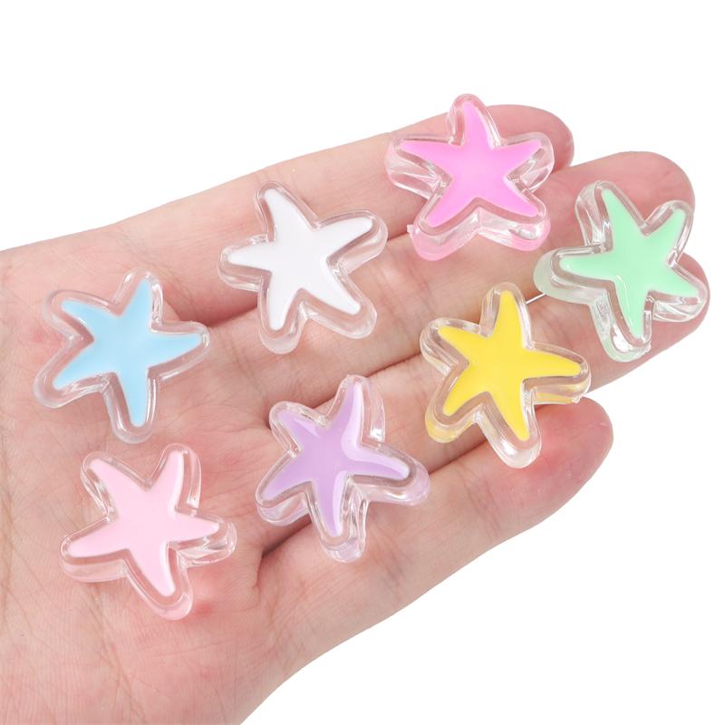 

10 шт. акриловые бусины, прозрачные бусины с капающим маслом для DIY ожерелья, браслета, серьг, изготовления ювелирных изделий