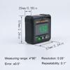 1Pcs Multifunctional Digital Inclinometer LCD Display Angle Level Ruler  for Automobile Test