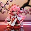 Cute Genshin Impact Figure Figurine Yae Miko Ganyu Hu Tao PVC Model Art Craft Desk Decor Ornament Gift