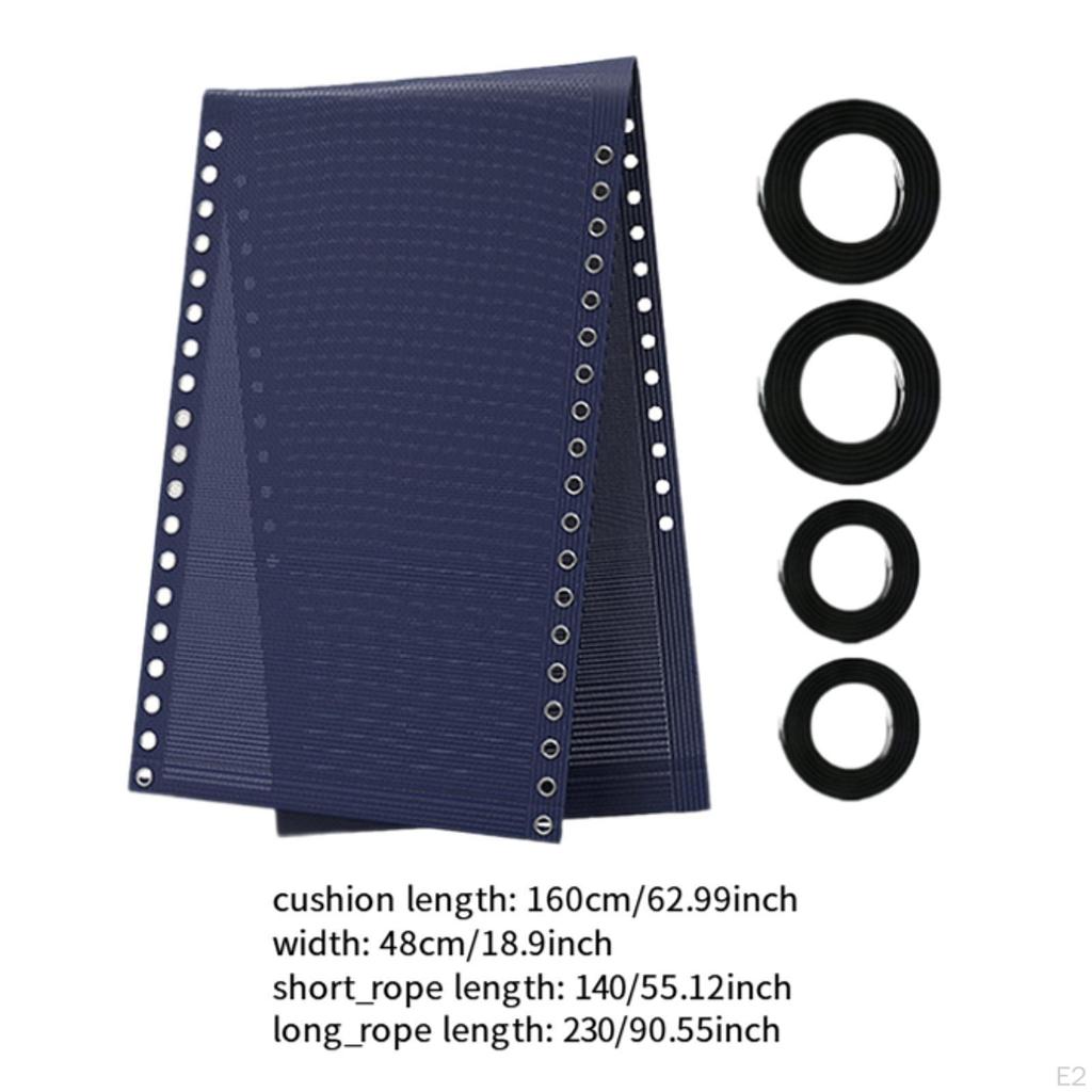 Stuhl-Ersatz-Stoff-Kordel-Set, klappbar, für Liege, Couch, Lounge, Reparatur