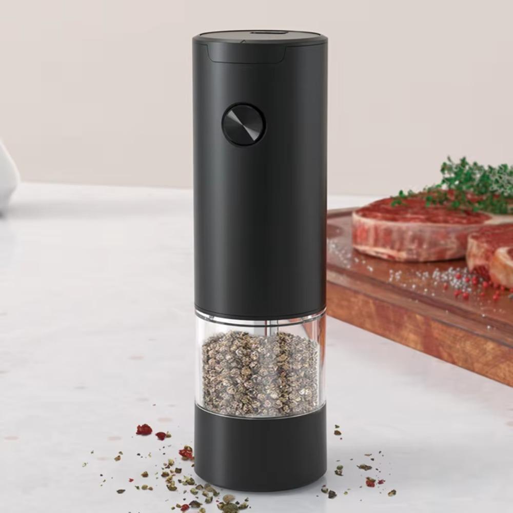 With Adjustable Coarseness Automatic Spice Mill Refillable Salt and Pepper Grinding Bottle Cooking