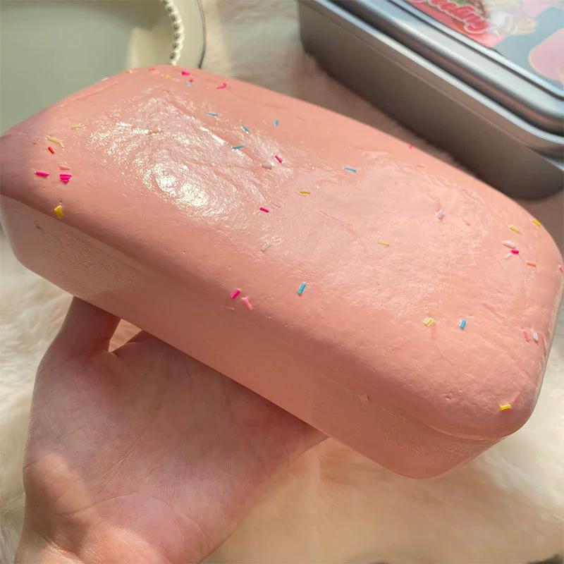 Klebrige Box Kuchen Squishy Spielzeug Langsam aufsteigendes Knetspielzeug Kneifkuchen Schokolade Brot Kind Anti-Stress-Entlastung Handentspannung Fidget Geschenk
