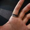 Retro Time Space Black Goku Adjustable Open Ring For Men Punk Gothic Edgy Couple Jewelry Cosplay Accessories Anime Lovers Gift
