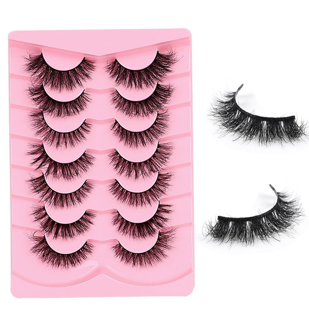 TORMEN 7 Sets of Thick and Fluffy 3D Curling Professional Thick and Natural Thick and Soft Eyelashes Eyelashes, Eyelashes, Eyelashes, Eyelashes,