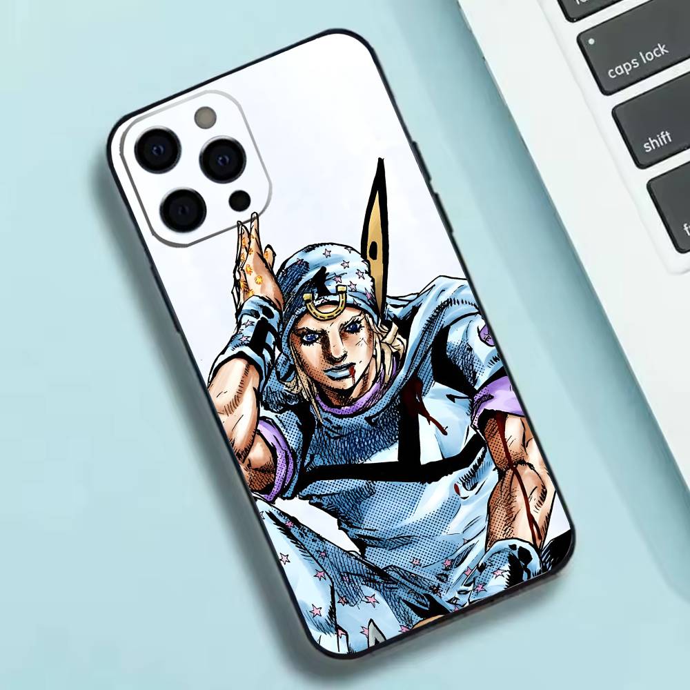 J-Johnny Joestar of the J-Jojo Phone Case Silicone Soft For IPhone 17 16 15 14 13 12 11 X XR Plus Pro Max Plus