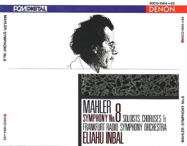 

CD MAHLER - Symphony No. 8 60CO156465 Denon 1987 Japan Classical Used