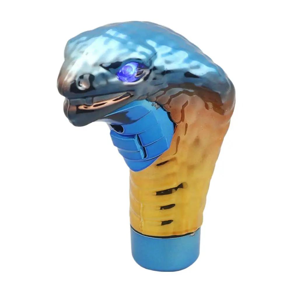 Snake Head Car Modified Gear Knob Lever Handball Multicolor LED Light for Toyota for Hyundai {62}} for {9}} for Etc K2K4