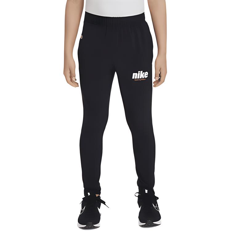 

Вязаные спортивные штаны Nike однотонные простые быстросохнущие тканые тренировочные удобные детские штаны черные HQ1566010 L