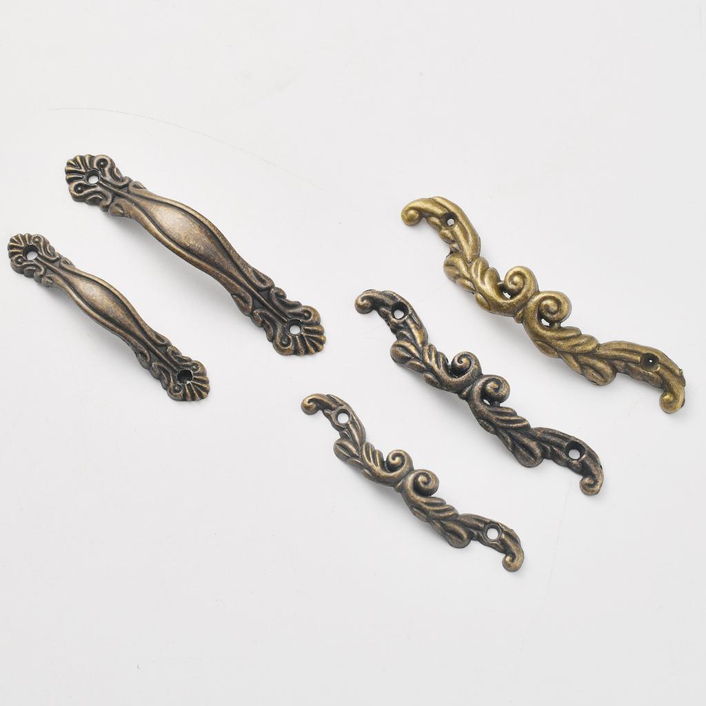 Zinc Alloy Mini Drawer Handles - Antique Jewelry Box Pulls, Decorative Cabinet Hardware for Gift Packaging & DIY Craft