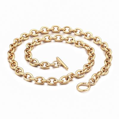 Edelstahl-Halskette mit Charakter-Kette, koreanisches Kreuz, Titan-Befestigung, Schlüsselbein-Halskette, Pullover