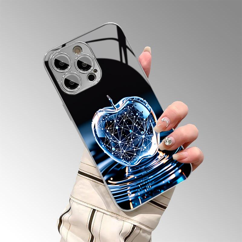 Technologie Kristall Für Apple Glas Galvanisierte Handyhülle Für iPhone 17 16 Pro Max 14 15 Plus 11 12 13 Pro Max 16E 17Air Hülle