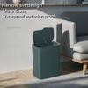 2025 Automatic Induction Trash Can Storage Basket for Household Bathroom Kitchen Living Room Smart Sensor Cover Paper Organizer