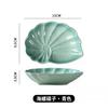 Conch Dessert Plate Deep Plate Cute Underglaze Color Solid Ceramic Plate Home Afternoon Tea Ornament Ceramic Tableware Dishes