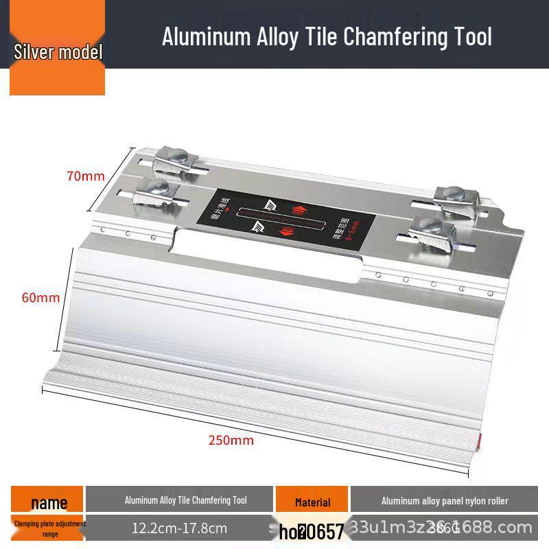 45° Tile Chamfering Tool – Compact, Magnetic Edging Machine