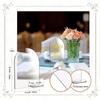 5pcs DIY Blank Acrylic Arch Table Lgo, Clearly Marked, with Vertical Arch Table Number, Is A Party Guide Artifact