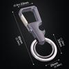 Multifunctional Keychain Pendant with Bottle Opener for Men Waist Hanging Alloy Key Chain Christmas Gift