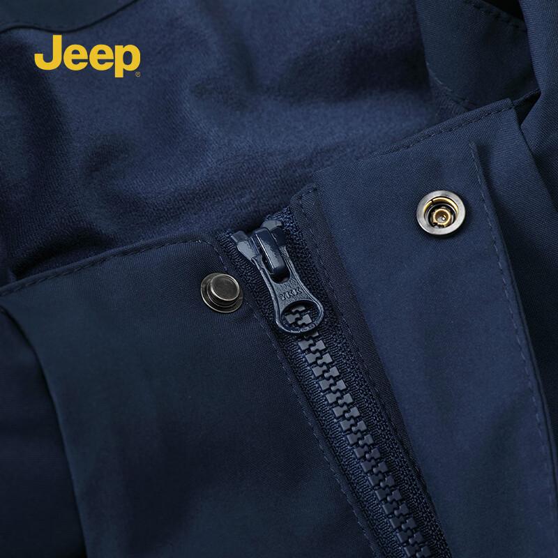 JEEP Men's Outdoor Multi-Pocket Windbreaker Jacket