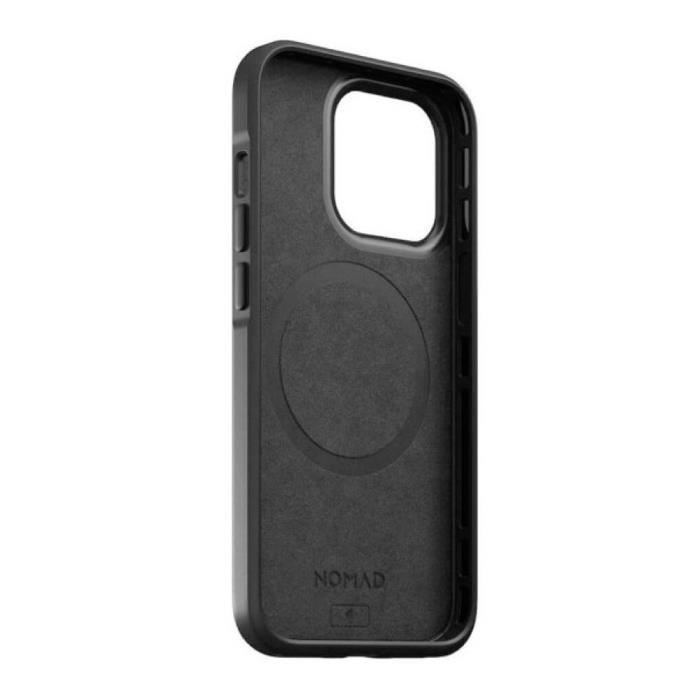 Coque en cuir - Nomad - iPhone 14 Plus - Brun - MagSafe - Puce NFC intégrée