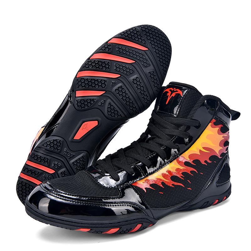 Men's Non-Slip Wear-Resistant Martial Arts Shoes for Boxing, Taekwondo, Muay Thai, and Sanda